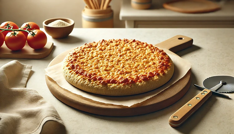 Gluten-Free Pizza Crust with Cauliflower and Almond Flour